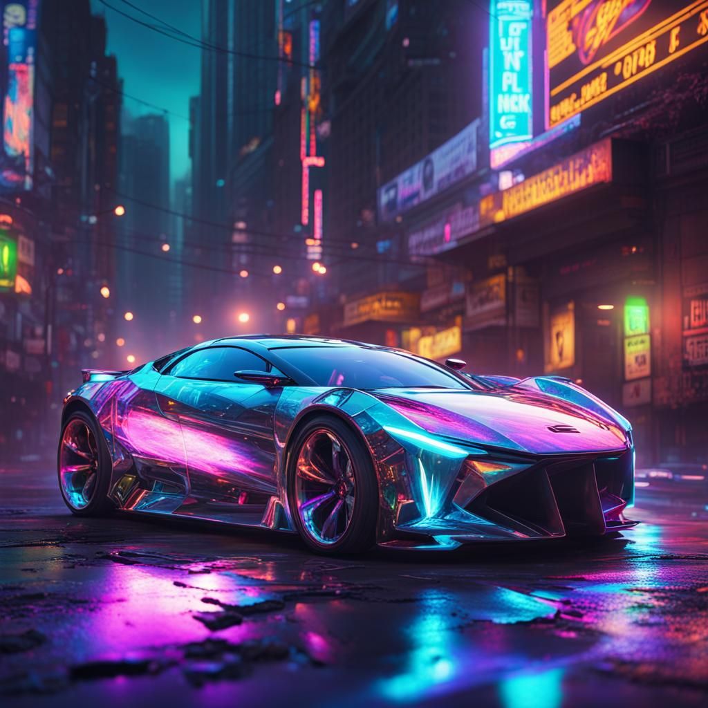 Cyberpunk car - AI Generated Artwork - NightCafe Creator