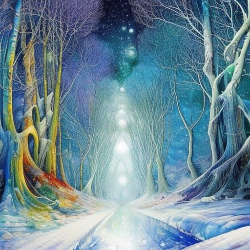 Everlasting winter - AI Generated Artwork - NightCafe Creator