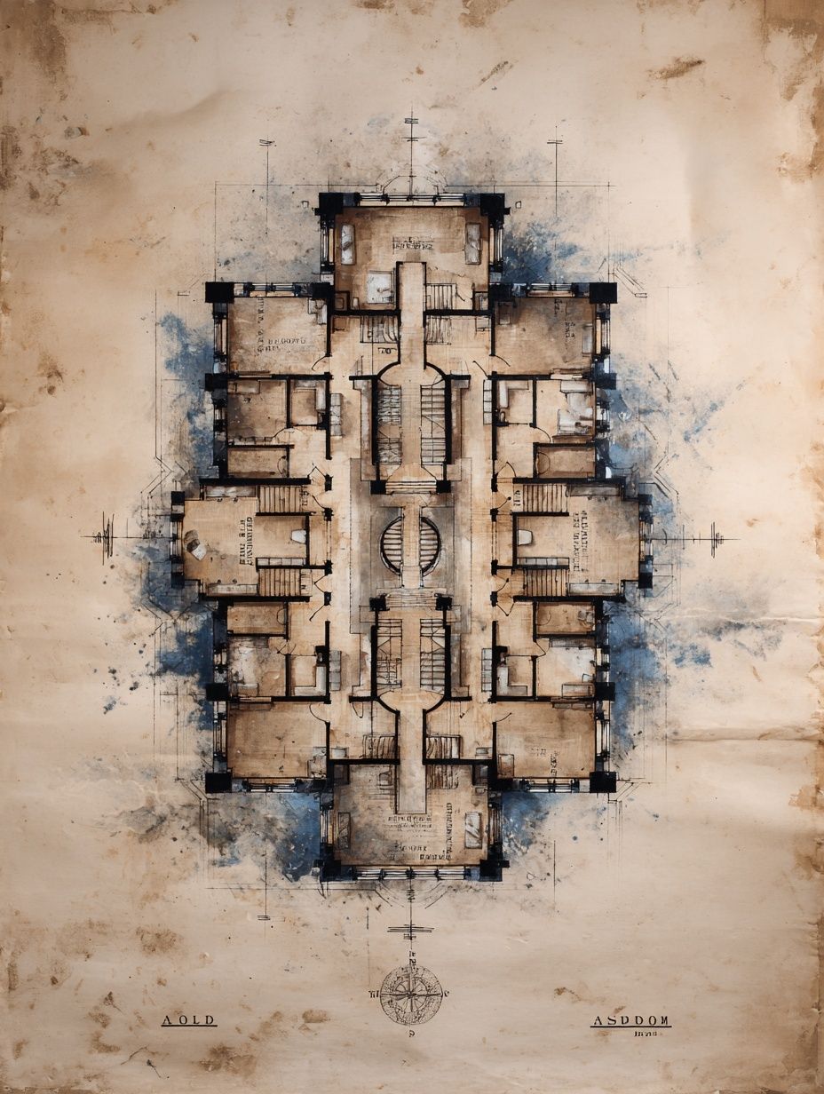 Asylum blue prints