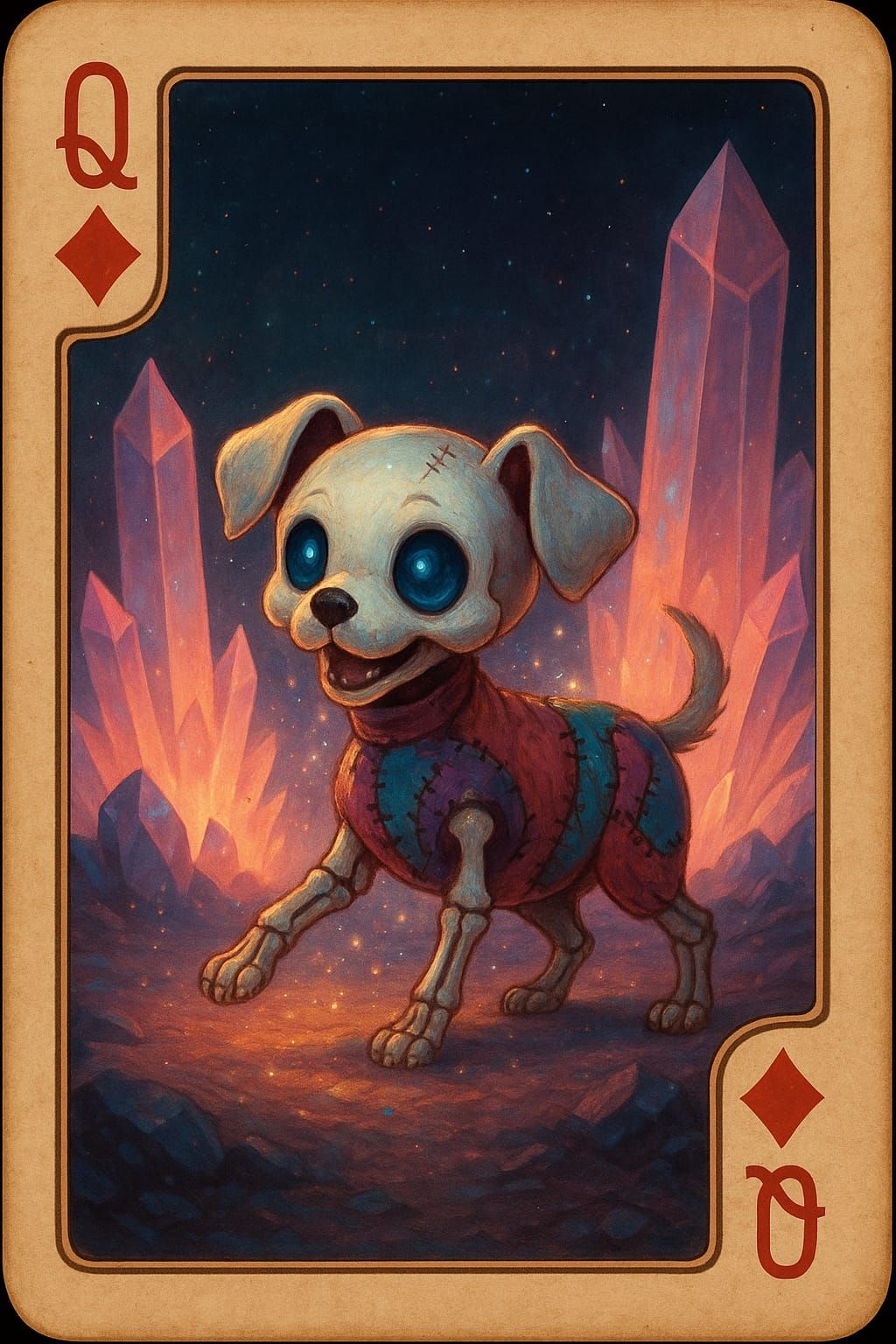 Queen of diamonds Bonnie Bones