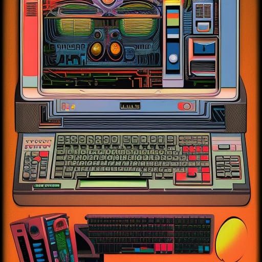 retro computers - AI Generated Artwork - NightCafe Creator