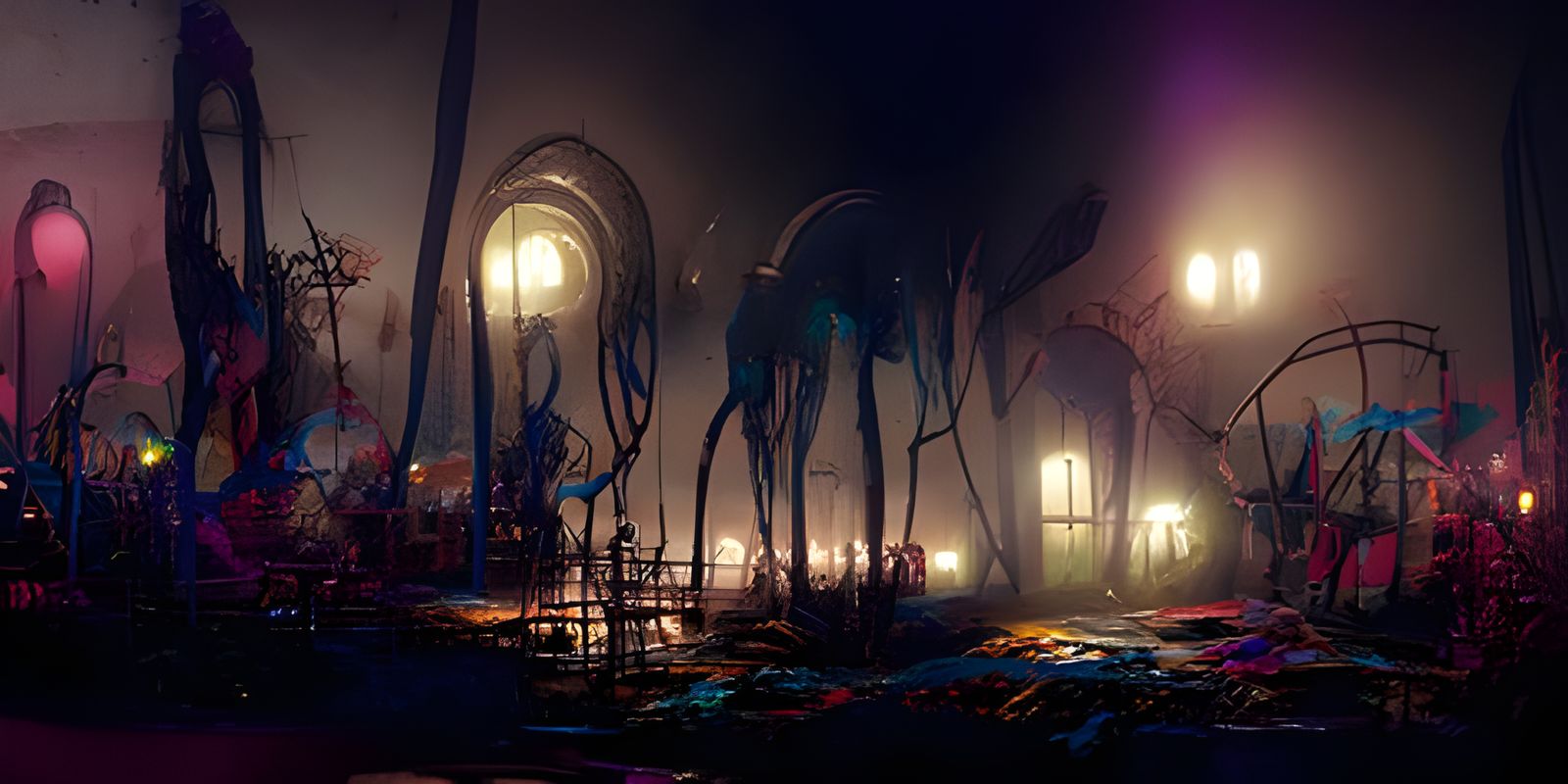 Nightmare land - AI Generated Artwork - NightCafe Creator