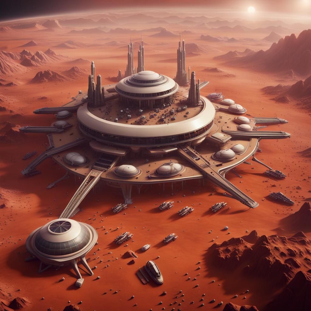 Mars Colony Visitors Center & Customs Authority