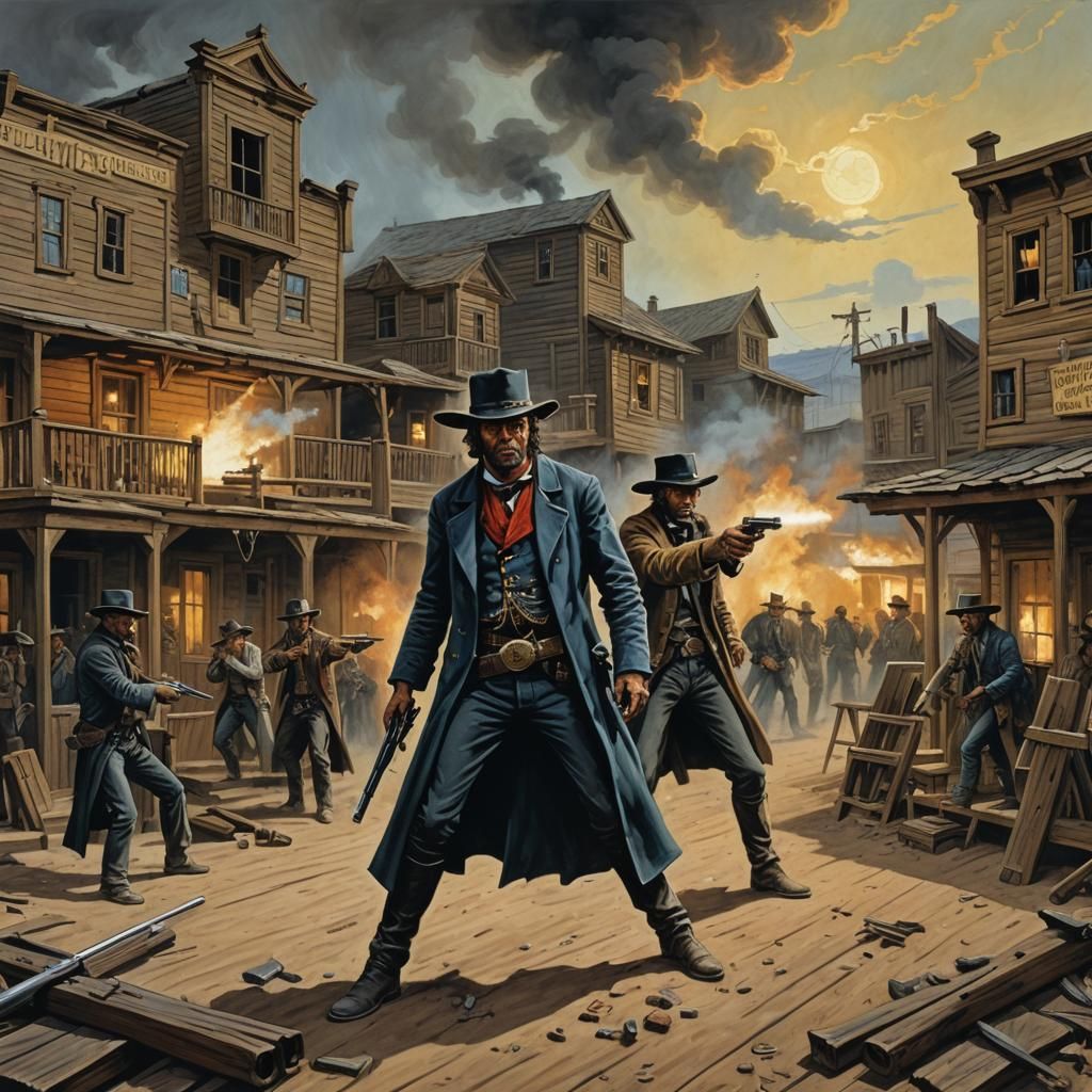 a western duel