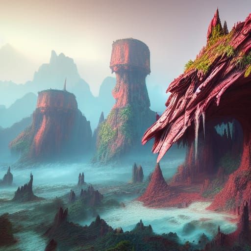 Fantasy like scenary