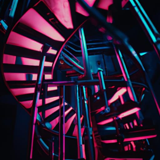 Confusing staircase2 - AI Generated Artwork - NightCafe Creator