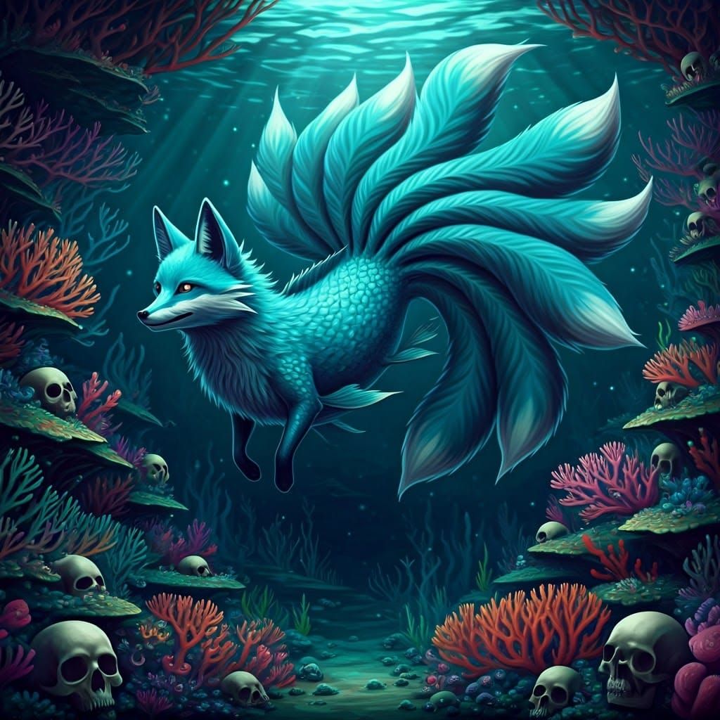 Merfox in the Deep