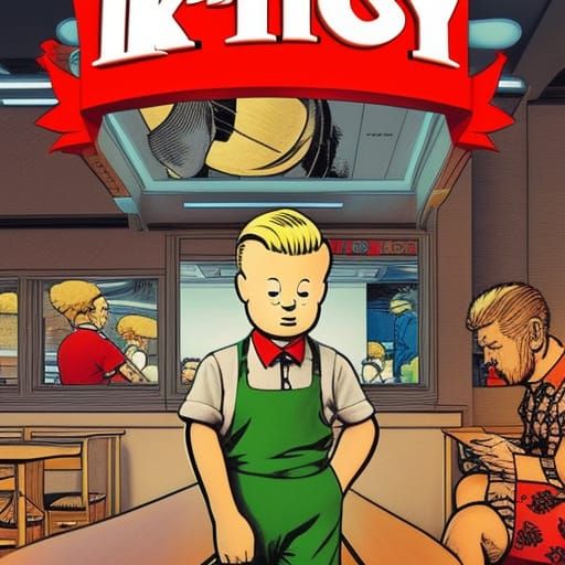 Tintin in KFC