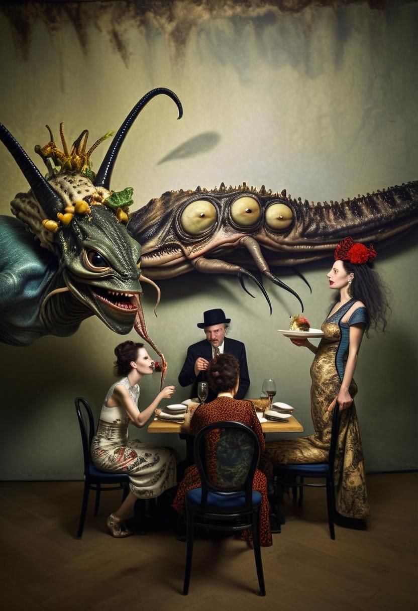 "She wants to lay eggs very soon and we are trying to get her to wait until later tonight - but you know how schedules are! "Bon Appetit!"