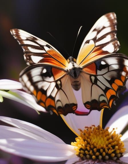 Beautiful Cute Butterfly Insanely HyperRealistic Insanely Hy...