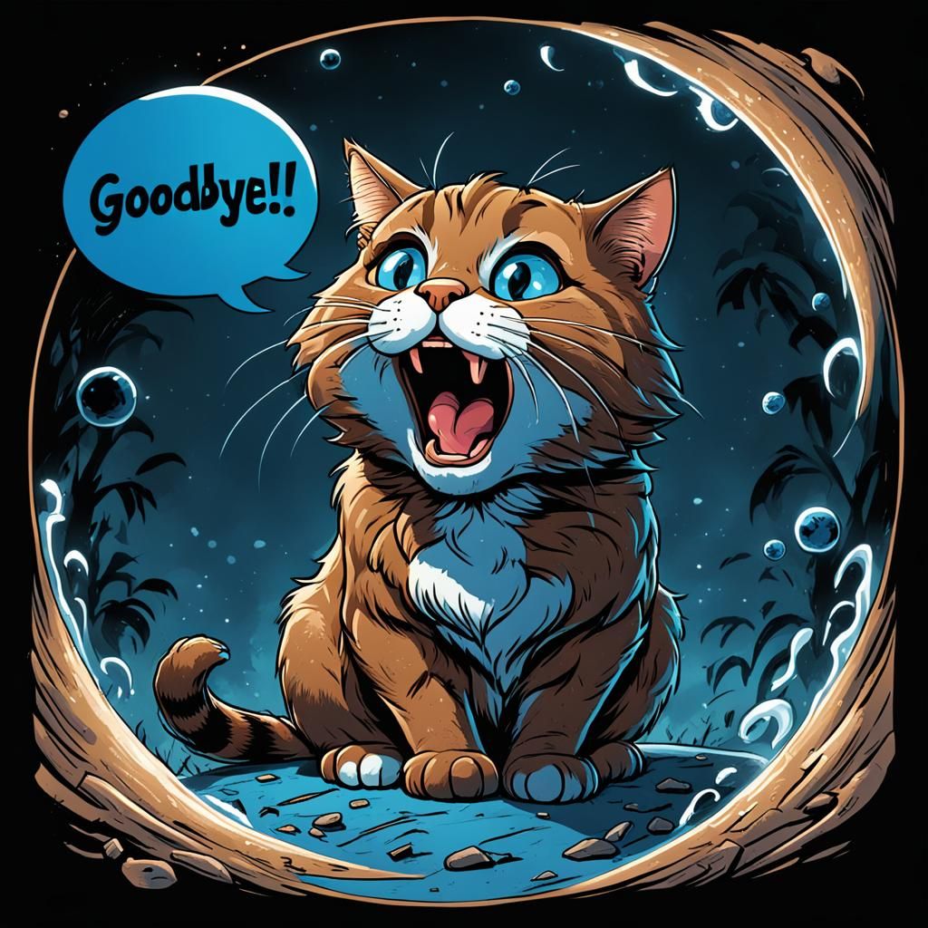 "Goodbye! Zimmi!"  by @Nanou the only real one