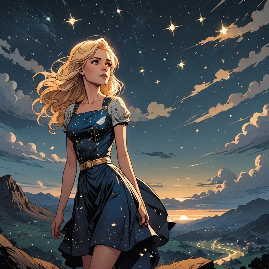 Sophie and the Unmapped Stars   by @P-Jo