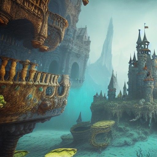 underwater castle