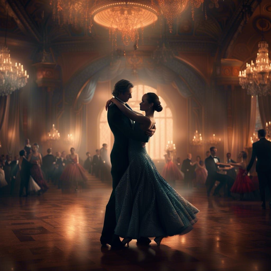 Ballroom dancing couple  by @TopDawg