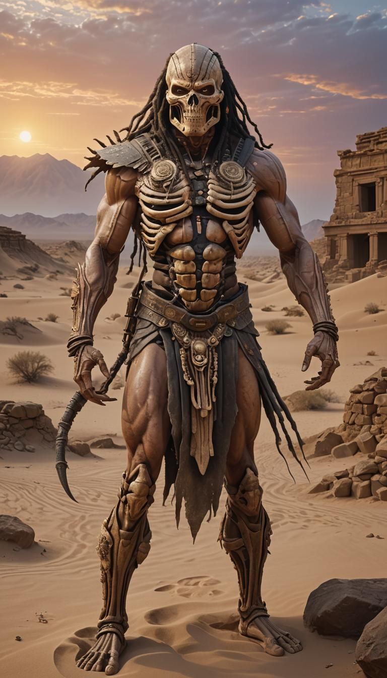 (The Scorpion King captured in Hyperthyroidism and ethereal realism: 1.5x).
