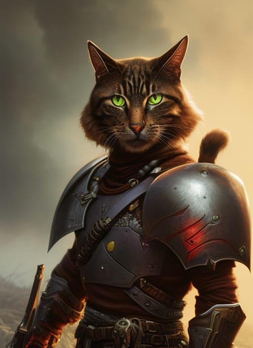 Cat Knight II - AI Generated Artwork - NightCafe Creator