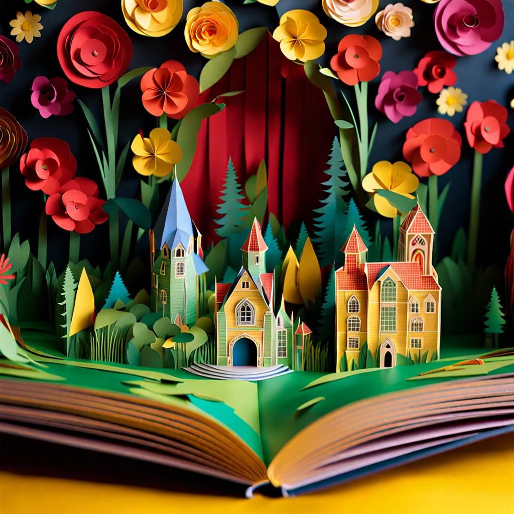 Fairytale Pop-Up Book - AI Generated Artwork - NightCafe Creator