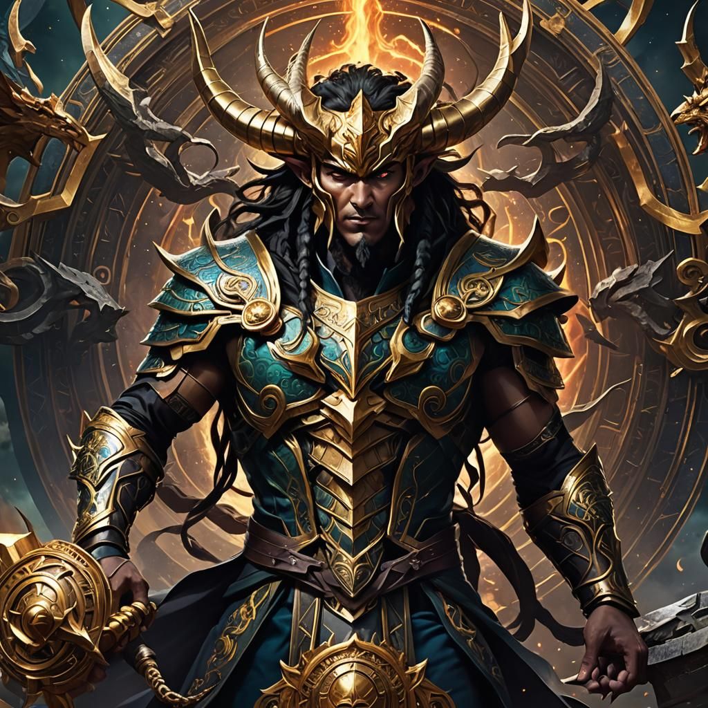 God of Chaos, Mischief, War and the End of Time.