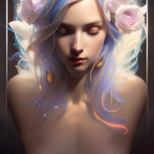 Beautiful rose sleep