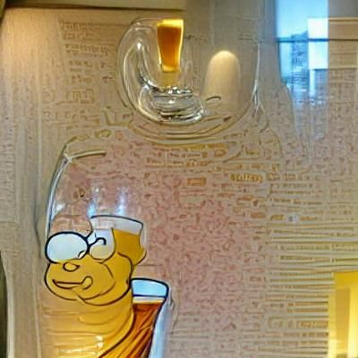 A nice glass of beer by Homer simpson
