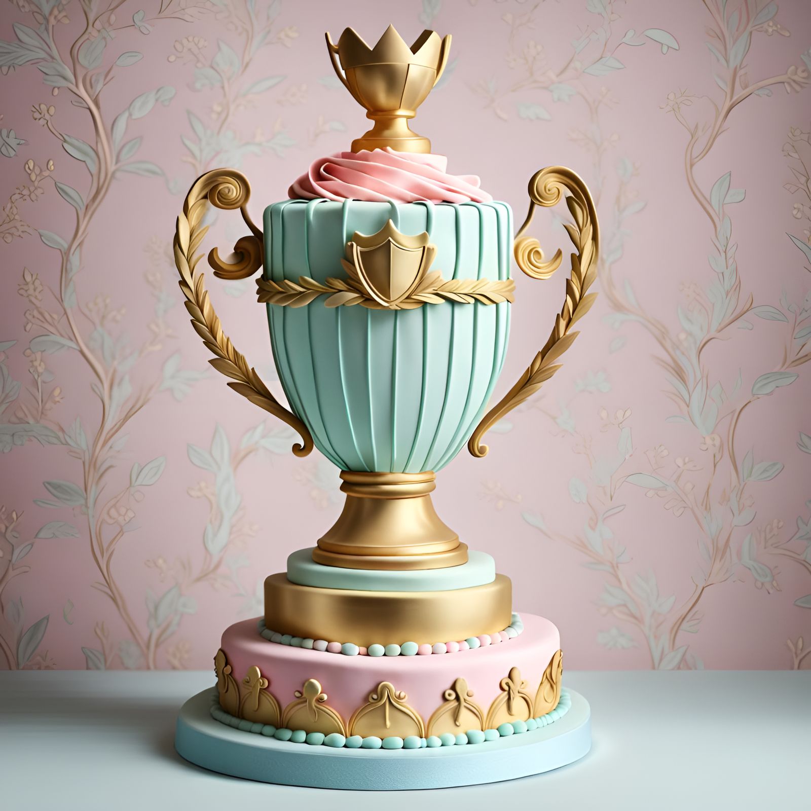 Trophy Cake  by @Mallory Reese