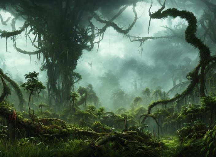 The Jungle of Jade - AI Generated Artwork - NightCafe Creator