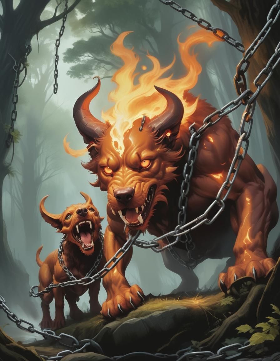 Cerberus and his baby