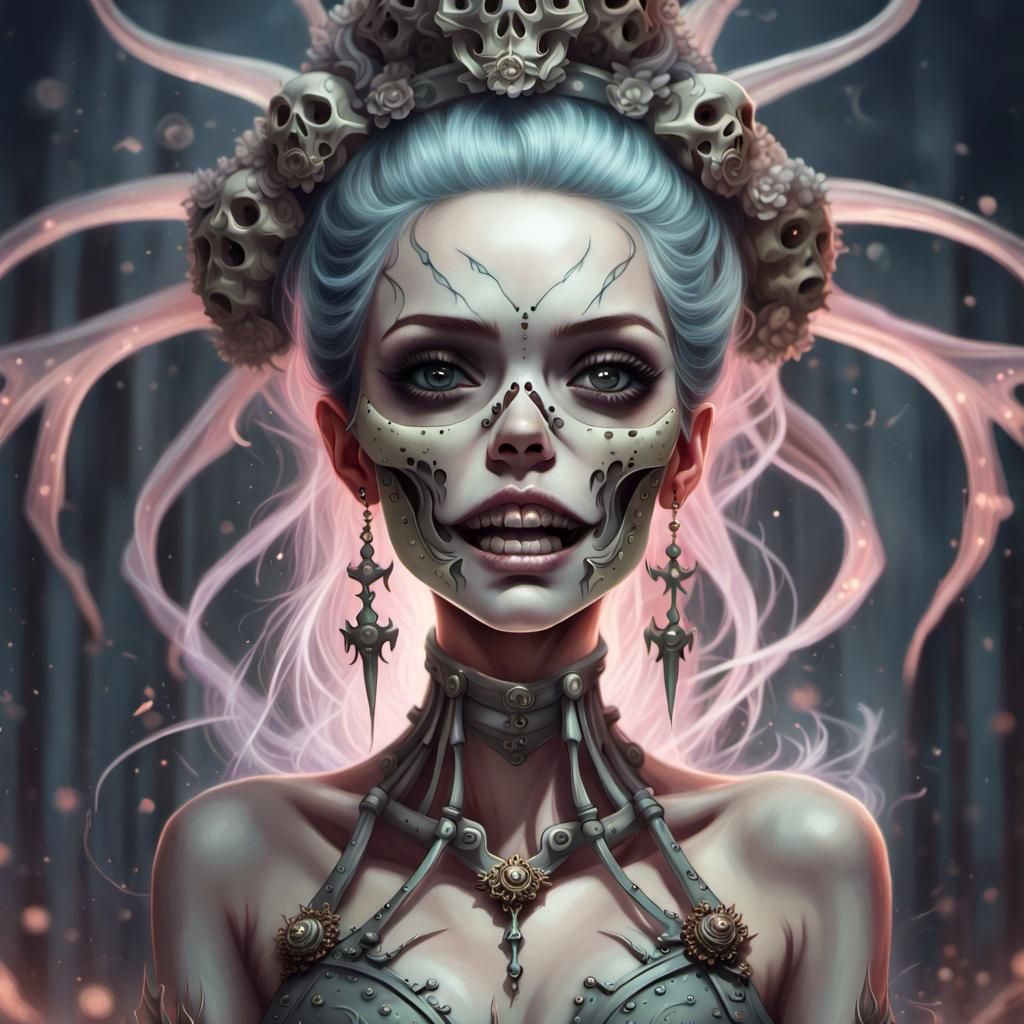 Beautiful undead - AI Generated Artwork - NightCafe Creator