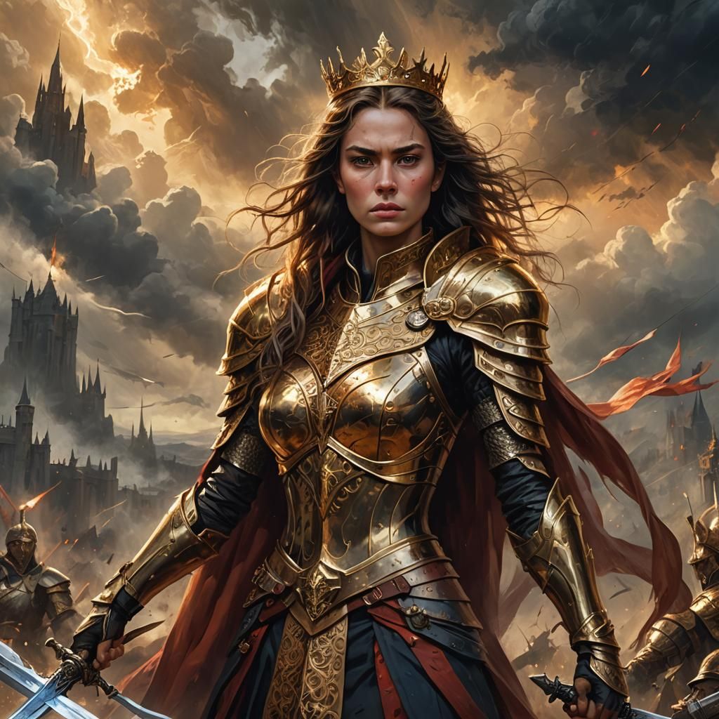 Queen who fights for her people and kingdom