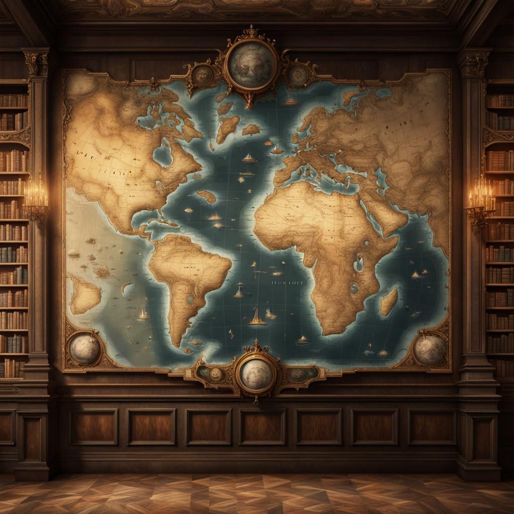 Map Of The Earth By AI AI Generated Artwork NightCafe Creator   VFgGF5dentOFjDlM480j  1  Oxx4b 