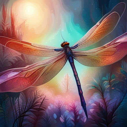 dragonfly - AI Generated Artwork - NightCafe Creator