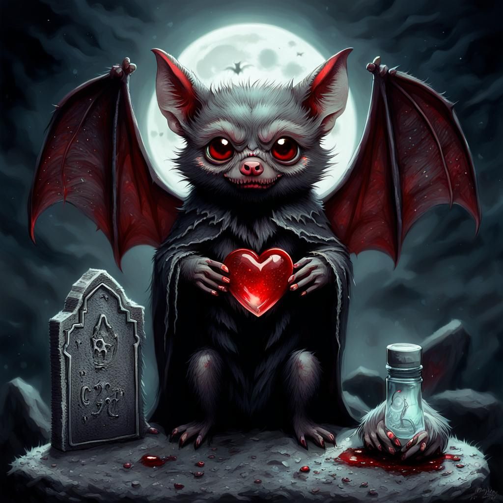 Cute Vampire Bat Baby