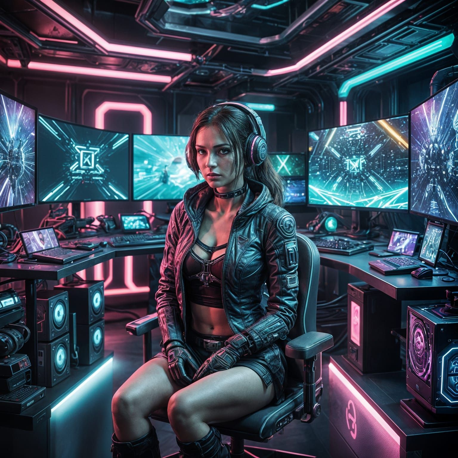 PC Gaming Setup - Gaming Girl