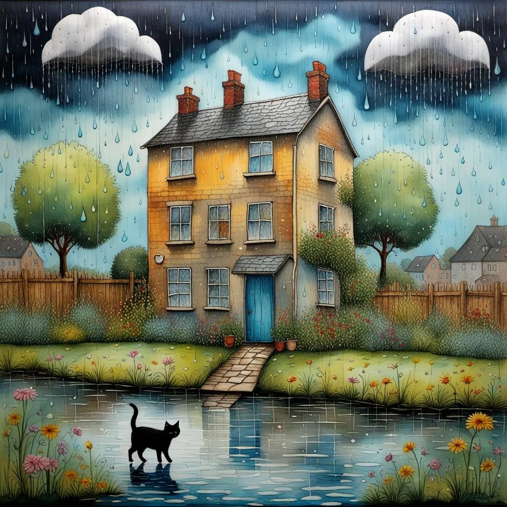 He doesn't sing in the rain!