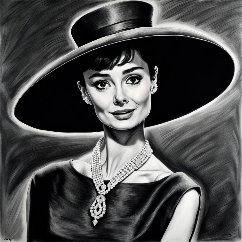 Actress Audrey Hepburn Ai Generated Artwork Nightcafe Creator