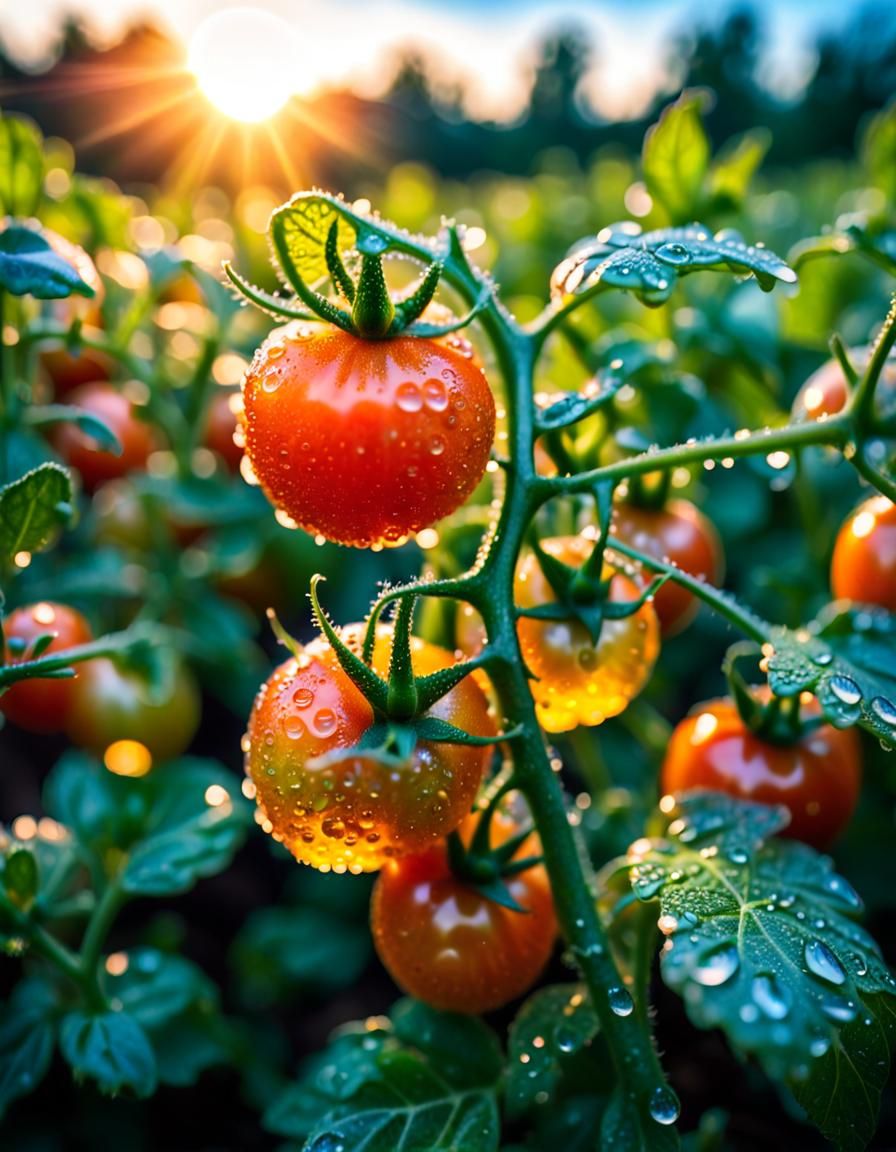 Morning Dew on the Farm  by @Basic_Shmasic