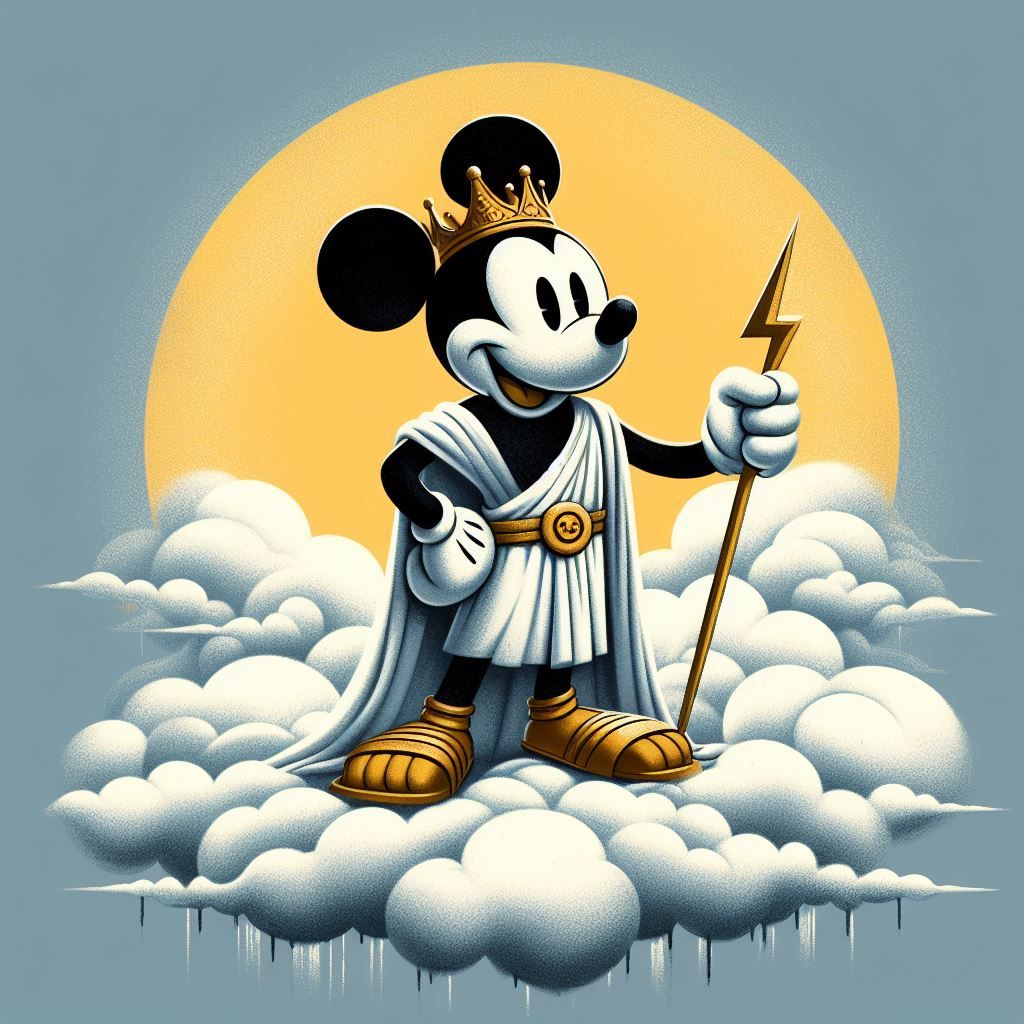 Mickey Mouse as Zeus