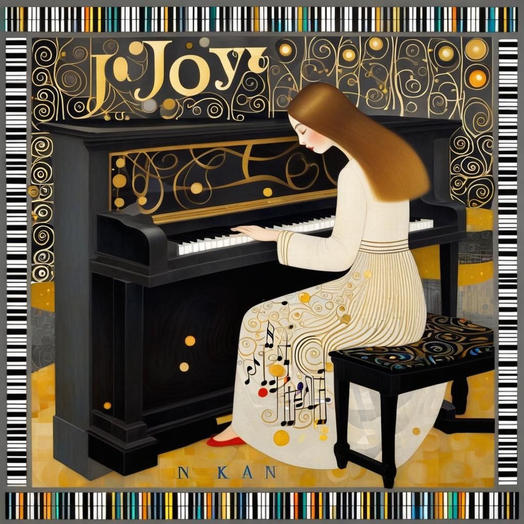 Joyful piano.