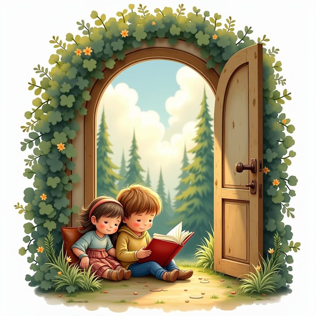 Watercolor Reading Room 13