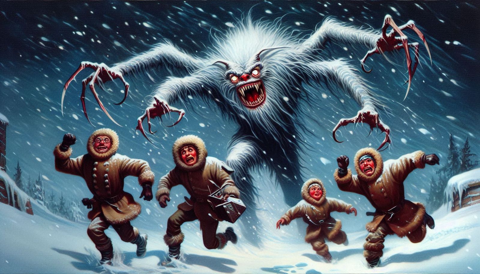 Attack of the Gnoph-Keh, 1950s B movie poster style