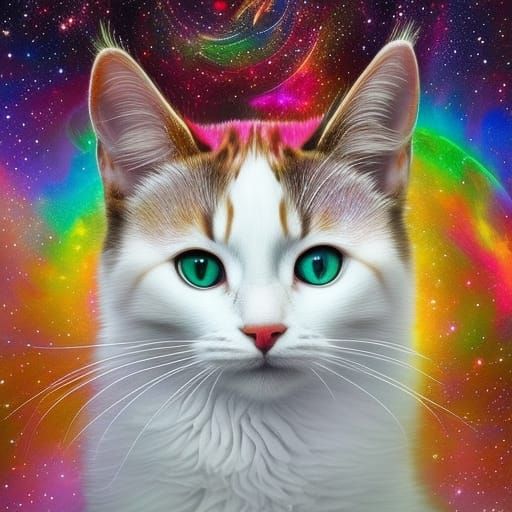 Cosmic Kitty - AI Generated Artwork - NightCafe Creator