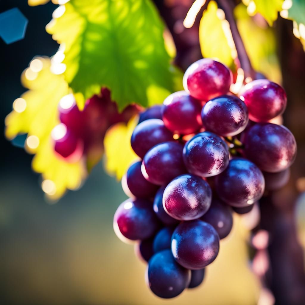 Glassy Grapes AI Generated Artwork NightCafe Creator