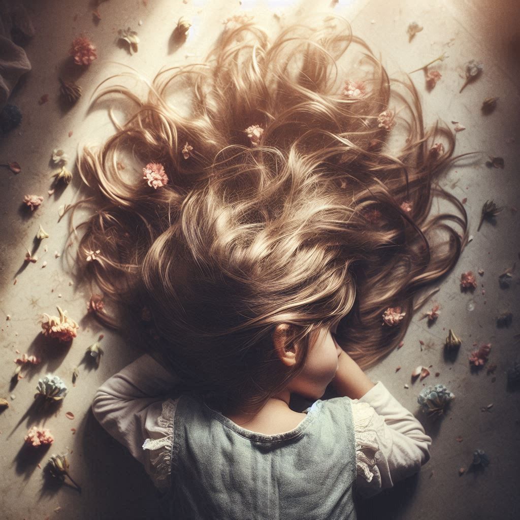 Nap time for Miss Petalhead