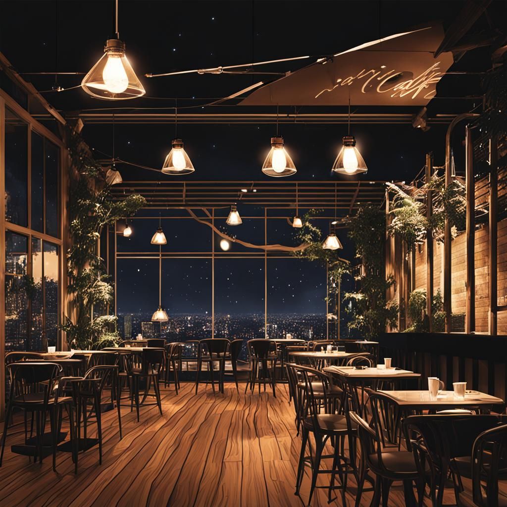 Night cafe studio