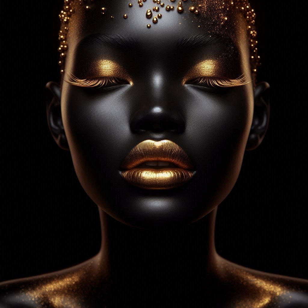 Gold Make-up