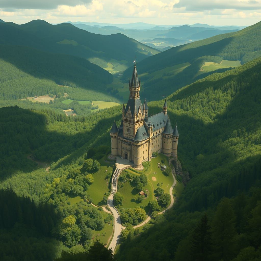 the castle below  by @Pseudonym