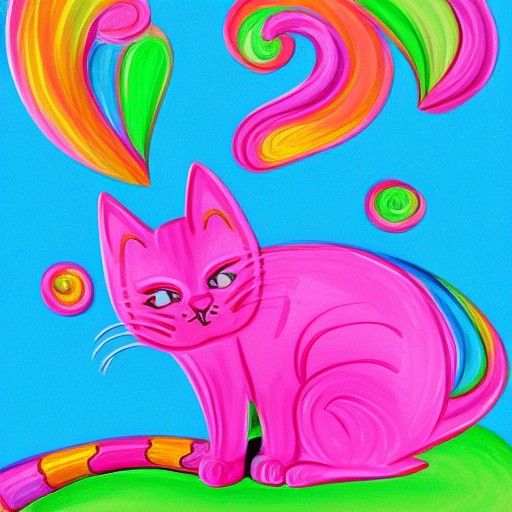 Pink cat