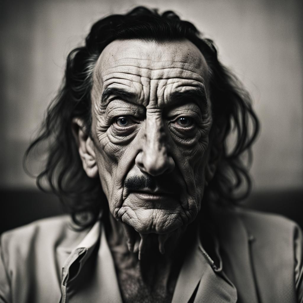 portrait of Salvador Dali