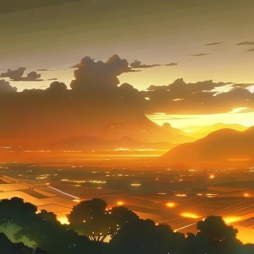 beautiful sky at night