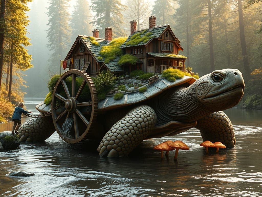 La tortue Hydraulique  by @Nathalie 